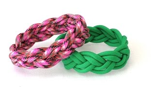 Paracord Armband Anleitung deutsch  Paracord Endlos geflochten  Paracord Bracelet Tutorial [upl. by Raama473]