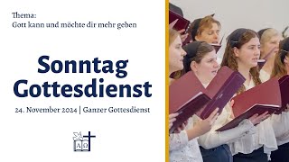 Gottesdienst Gott kann und möchte dir mehr geben  FECG Cloppenburg  24112024 [upl. by Prosper184]