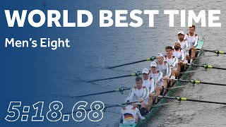 WORLD BEST TIME  Mens Eight [upl. by Ahtabbat]