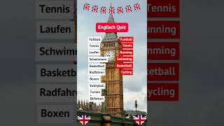 Englisch Sport Quiz quiz englischlernen englisch [upl. by Mcnutt]