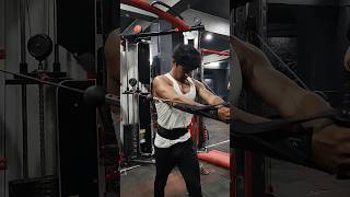 CABLE CHEST PRESS IN GYM shorts viral [upl. by Araeit]