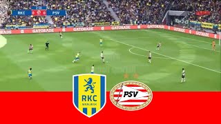 Highlights RKC Waalwijk  PSV  Eredivisie 20232024 [upl. by Frasquito]