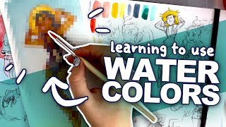 WILL I EVER LEARN  White Nights Watercolors  Beginner [upl. by Eittocs69]