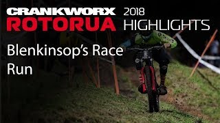 Sam Blenkinsops Race Run  Crankworx Rotorua Downhill 2018 [upl. by Atsugua]