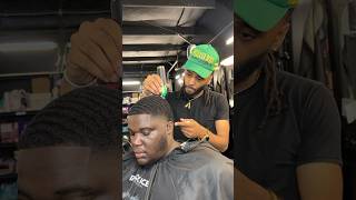 High Taper amp WAVES foryou viral barber haircut [upl. by Tannie]