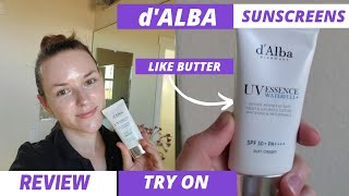 dALBA UV Essence Waterfull KOREAN SUNSCREEN SPF50 REVIEW [upl. by Desta]