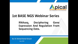 1st BASE NGS Webinar RNAseq Deciphering Gene Expression and Regulation from Sequencing Data [upl. by Nino]