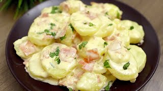 Ein einfaches Rezept für cremige Kartoffeln in der Pfanne Schnell und lecker [upl. by Bowie785]