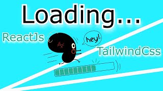 how to code loading tailwind css  tailwind tutorial  reactjs tutorial  in 2 minute [upl. by Maury]