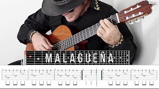 Malagueña Guitar Lesson Tab v2 [upl. by Barrow]