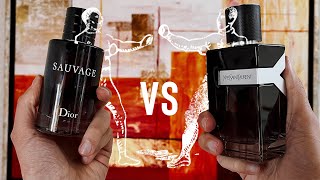 Dior Sauvage vs YSL Y EDP [upl. by Yawnoc]