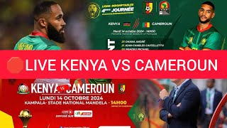 🔥🛑🎥LIVE KENYA 01 CAMEROUN🇨🇲 1410 2024 QUALIFICATIONS COUPE D AFRIQUE [upl. by Koby]