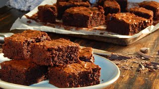 BROWNIE de CHOCOLATE  Receta clasica de BROWNIES  CUKit [upl. by Drofub]