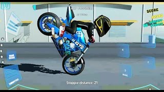 Stunt Bike Freestyle  Large Stoppie  AndroidiOS Gameplay HD [upl. by Eenel]