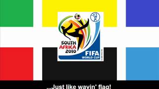 World Cup FIFA 2010 Anthem Lyrics  Himno de la Copa 2010  Hino da Copa do Mundo 2010 letra [upl. by Barry]