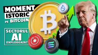 MOMENT ISTORIC PENTRU BITCOIN  SUI LA ATH  Solana Render si FET explodeaza [upl. by Nylisoj]