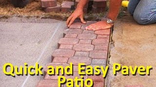 How to Lay Patio Pavers [upl. by Sivet]