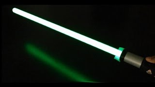 Disney Store Yoda Lightsaber Star Wars Review [upl. by Shepley]