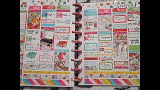 Happy Planner Memory Plan with me ft Glam Planner [upl. by Eniar]