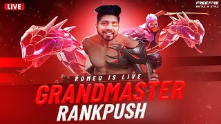 Free Fire Live GrandMaster Rank Pushing To Top 1 AO VIVO [upl. by Enelyad951]