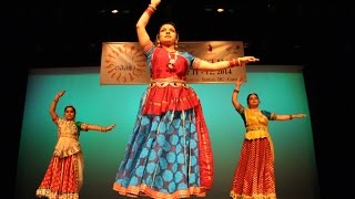 Ganesh Vandana  Classical Kathak Dance at Sanjh 2014 [upl. by Lorne]