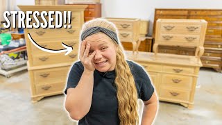 My Most STRESSFUL Furniture Flip Yet [upl. by Louisa]