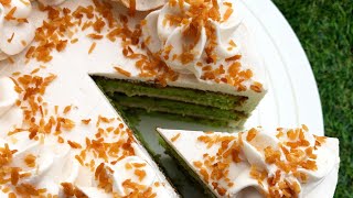 Baking Basics  PANDAN GULA MELAKA CAKE [upl. by Peti]