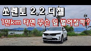 부산 사는 쏘렌토 22 디젤 차주분 등장 차주가 밝히는 실연비 승차감 소음 장단점차주 인터뷰 [upl. by Doralin]