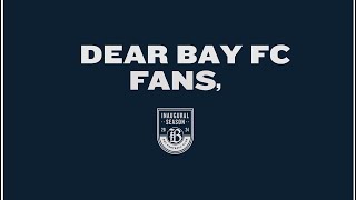 Thank you Bay FC Fans [upl. by Irual736]