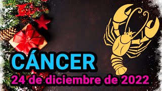 😍𝐃𝐈𝐎𝐒 𝐓𝐈𝐄𝐍𝐄 𝐀𝐋𝐆𝐎 𝐆𝐑𝐀𝐍𝐃𝐄 𝐏𝐀𝐑𝐀 𝐓𝐈✨🎉 Cáncer♋ 24 de Diciembre de 2022 Horóscopo de hoyTarot [upl. by Monjo]