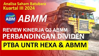 Perbandingan Dividen PTBA ABMM UNTR amp Saham HEXA Mana Yang Cocok Untuk Dividen Investing [upl. by Etakyram]