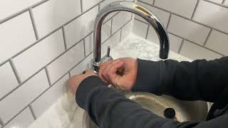 Wickes Cosa replacing the tap cartridges Valves repair dripping tap tapmagician [upl. by Haral]