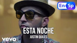 Justin Quiles  Esta Noche Lyrics  Letra English amp Spanish [upl. by Karole498]