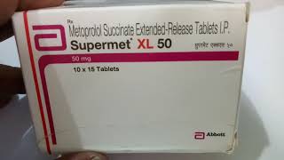 Supermet 50 mg Tablet XL View Uses Side Effects Price in hindi [upl. by Asseniv568]