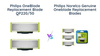 🔥 Compare Philips OneBlade Replacement Blades QP22050 vs QP23080 [upl. by Atinas]