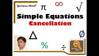 Simple Equations  Cancellation Method [upl. by Patt]