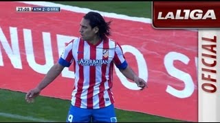 Gol de Falcao 20 en el Atlético de Madrid  Granada CF  HD [upl. by Canotas73]