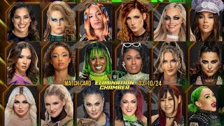 WWE 2K23 ELIMINATION CHAMBER MATCH CARD  TOMORROW ON MY CHANNEL [upl. by Neras318]