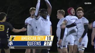 NCR Mens Division I National Quarterfinal  American International vs Queens [upl. by Evol]