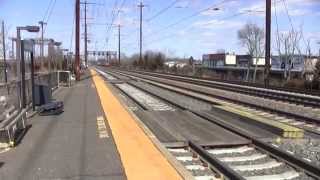 Jersey Avenue Railfanning on a Windy Day 4514 [upl. by Dranel639]