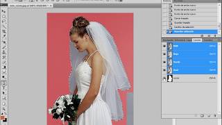 Videotutoriales  Velos y transparencias con Photoshop CS4  Por Raul Espinosa Soriano [upl. by Yelahc589]