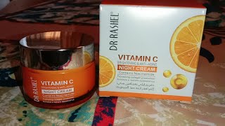 Night Cream Dr Rashel Vitamin C For Brightening And Whitening creamj Aysha beauy and vlog [upl. by Nirb]