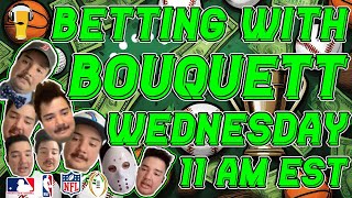 NBA NHL amp College Football Sports Betting  Betting With Bouquett  Wednesday November 13th Pt 2 [upl. by Lafleur509]