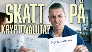 Hur fungerar SKATT på KRYPTOVALUTA Stegförsteg hur deklarerar dina kryptoinvesteringar [upl. by Uon]