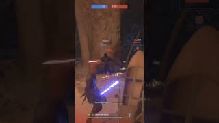 GREAT LIGHTSABER DUEL  OBİWAN KENOBİ VS DARTH MAUL  battlefront2 shorts [upl. by Kurtis]