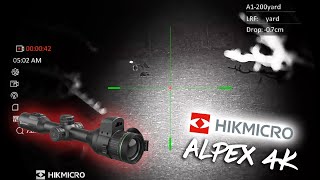 Hikmicro Alpex 4K Fox and Deer Test Footage [upl. by Venuti181]