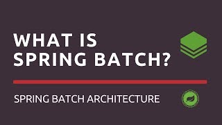 What is Spring Batch  Spring Batch Architecture  Tech Primers [upl. by Marchak244]