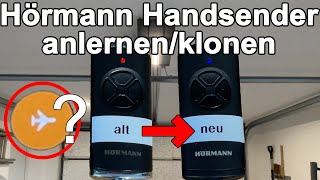 Hörmann Handsender anlernen  Garagentor [upl. by Kcim]