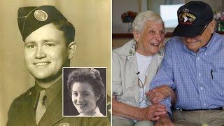 LongLost Love Of 93YearOld WWII Veteran Dies After Reuniting 70 Years Later [upl. by Huba]