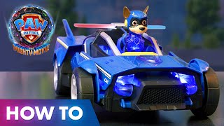 Chase Mighty Transforming Cruiser How To Play  PAW Patrol  Toys for Kids [upl. by Magdala]